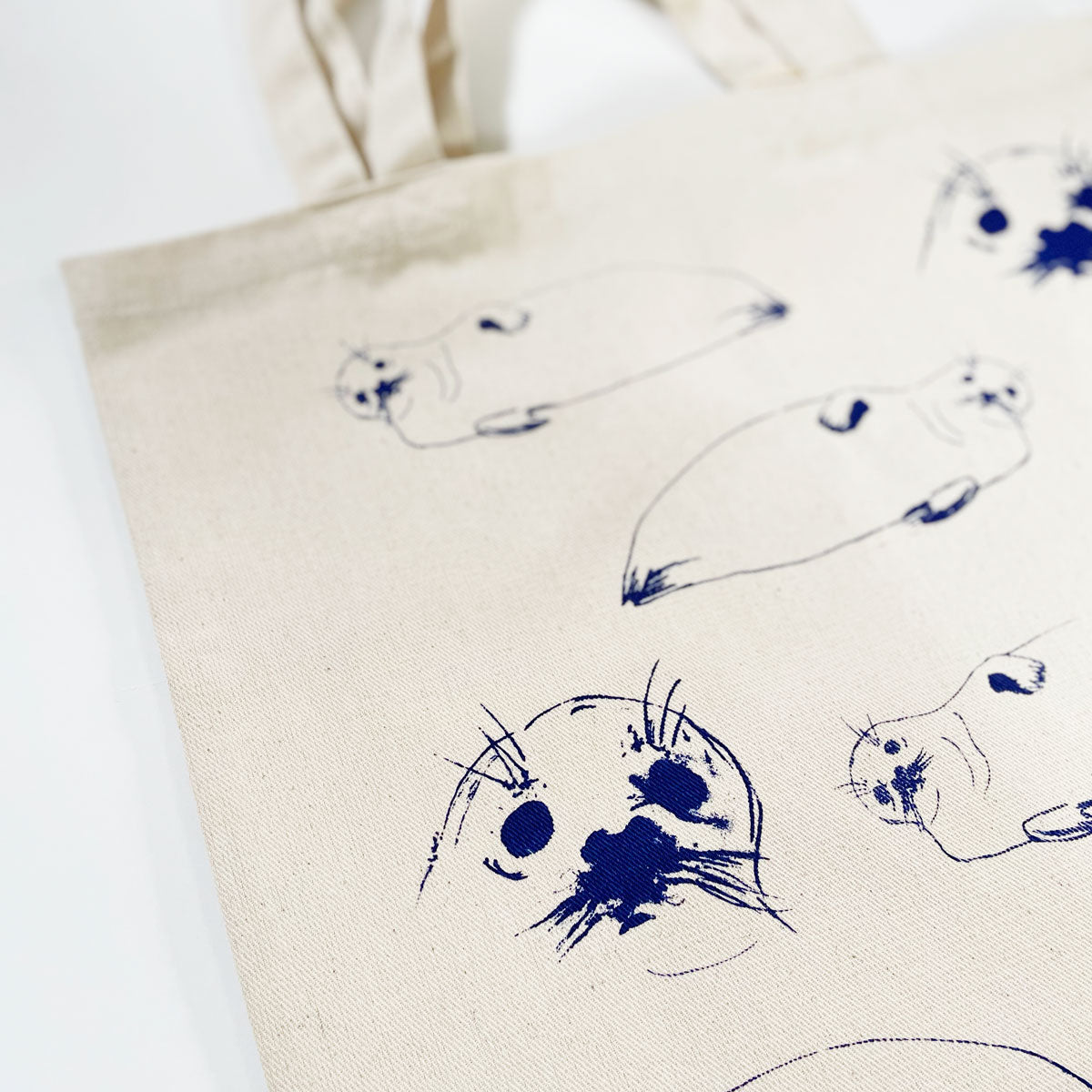 PILLEZOO アザラシ キャンバストートバッグ