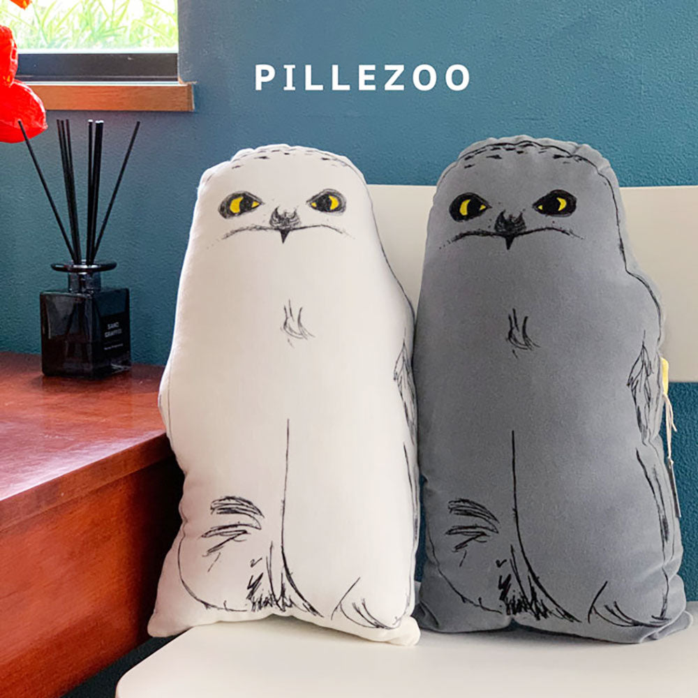 PILLEZOO Snowy Owl フクロウ クッション