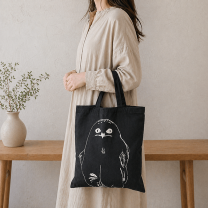 フクロウトートバッグ２