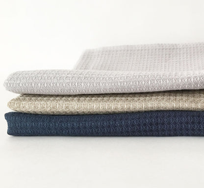 ZIZI リネン ティータオル  ワッフル地